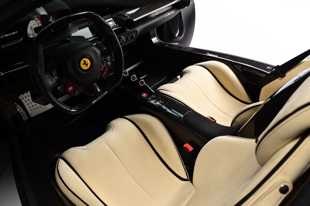 Interior seats of Ferrari LaFerrari.