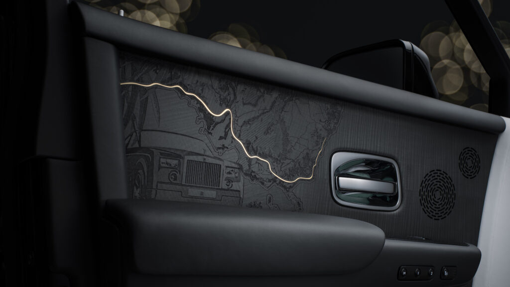 Rolls-Royce Phantom Centenary rear door craftsmanship