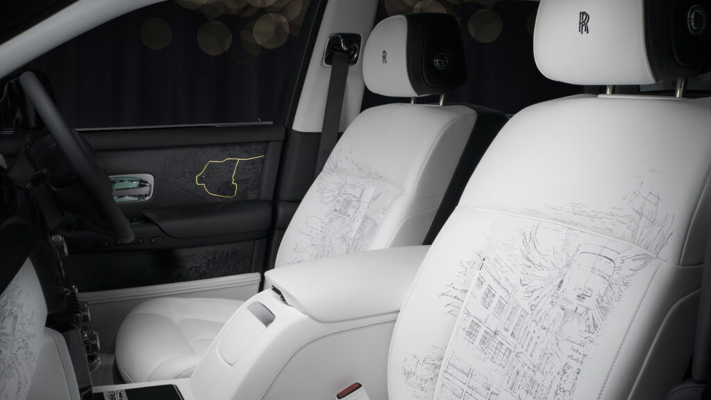 Phantom Centenary bespoke front seats