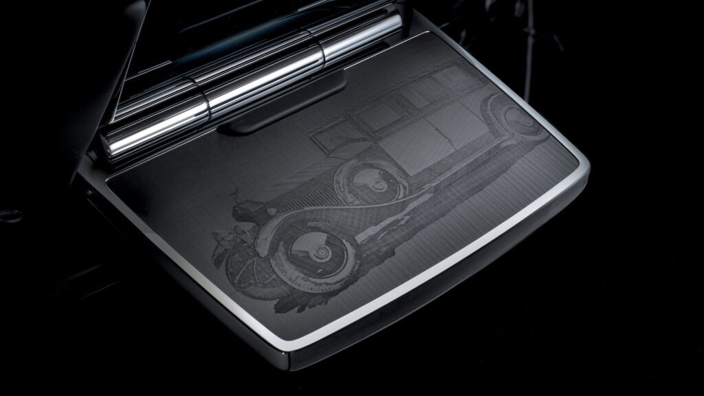 Phantom Centenary engraved picnic table