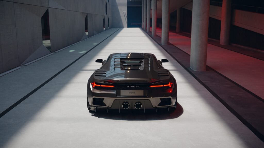 Tedson Etna rear view supercar render