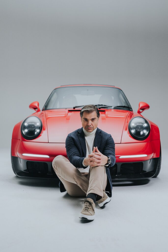Goran Turkić Tedson Motors founder portrait with Daydream Porsche