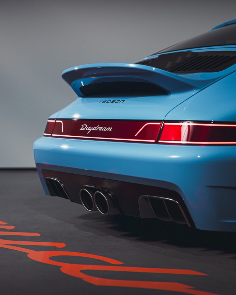 Tedson Daydream Porsche 964 rear three quarter Gulf blue
