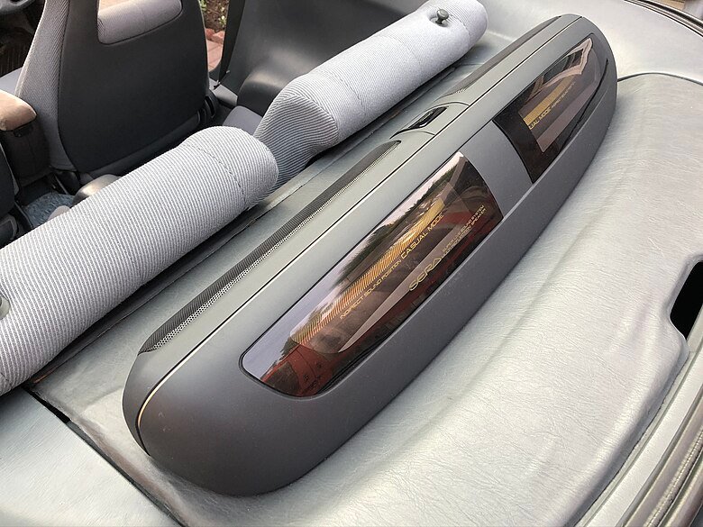 Toyota Sera Super Live Sound System rear speaker enclosure vintage photo