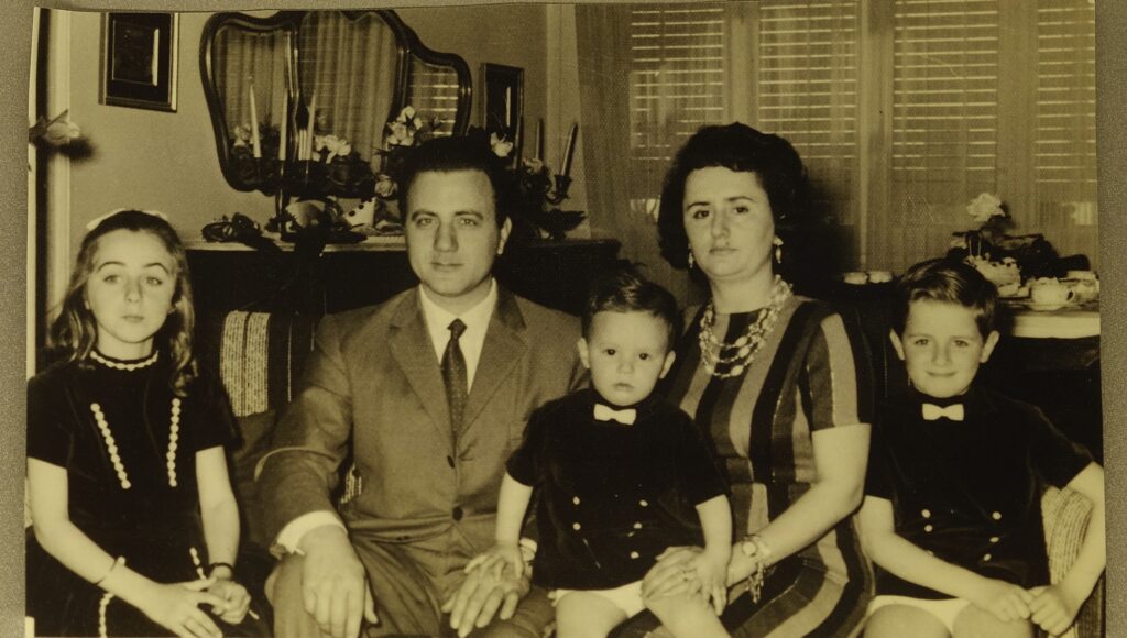 Young Horacio Pagani childhood family photograph