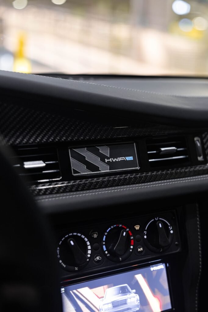 HWA EVO dashboard vents and climate control detail