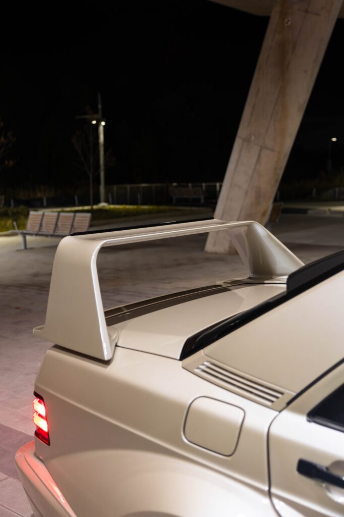 HWA EVO rear wing and taillight detail