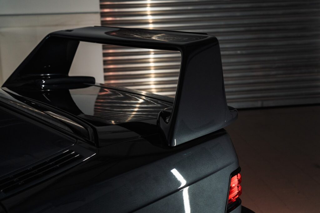 HWA EVO rear wing aerodynamic detail