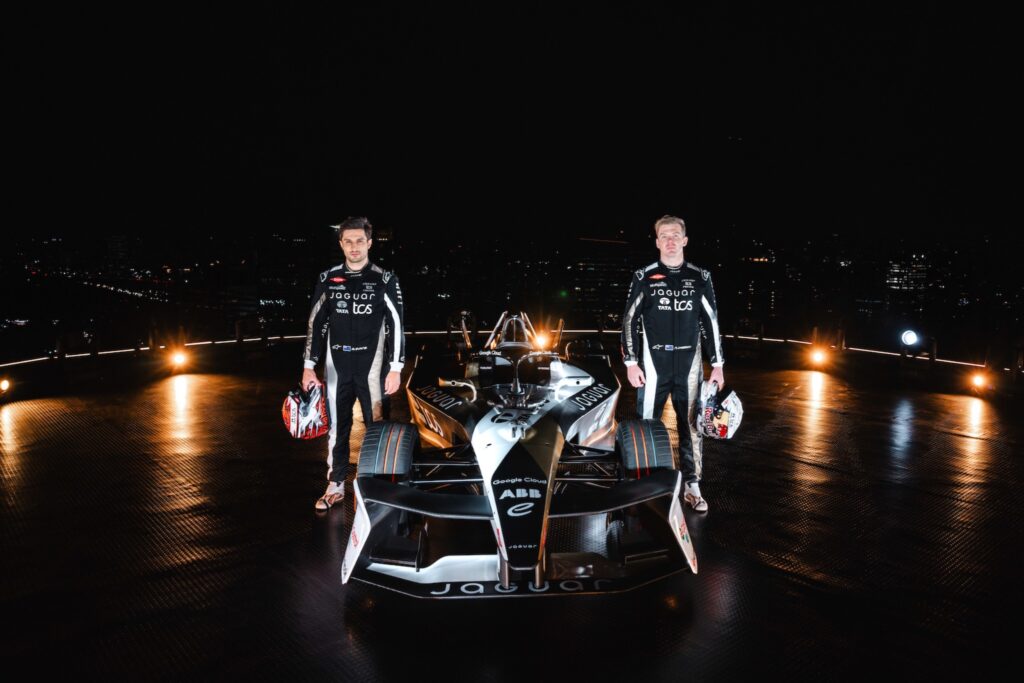 Mitch Evans and Nick Cassidy Jaguar TCS Racing Season 11 launch São Paulo 2024