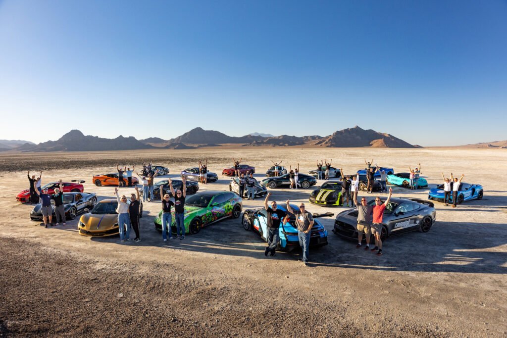 Cannonball Run rally Family Shot